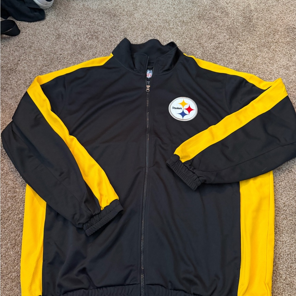 Steelers men’s zip up sweatshirt XXL